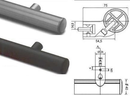 Madlo 1000mm nerez